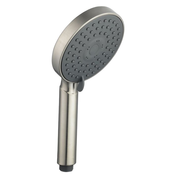 Brushed Nickel Effect 3 Spray Mode Shower Head