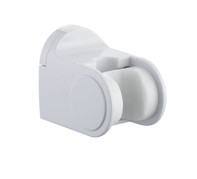 White Universal Shower Head Wall Bracket