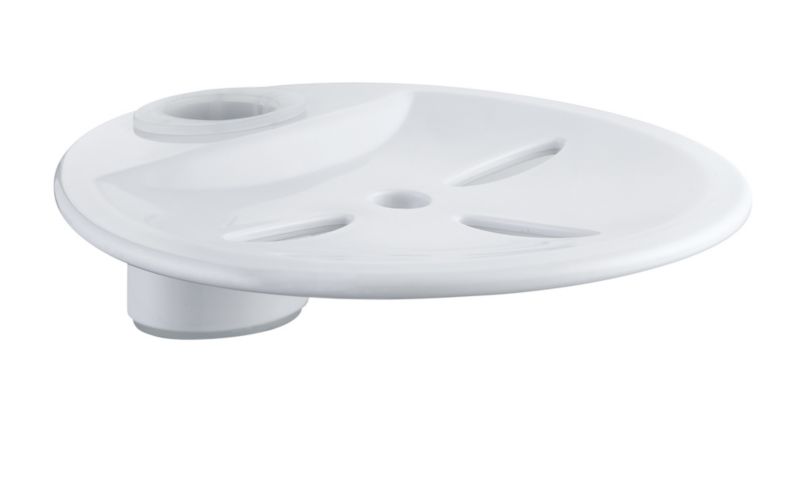 White Soap Dish