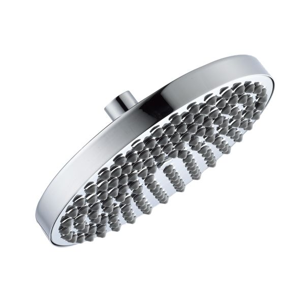 Chrome 8quot Fixed Slimline Overhead Oval Shower Head