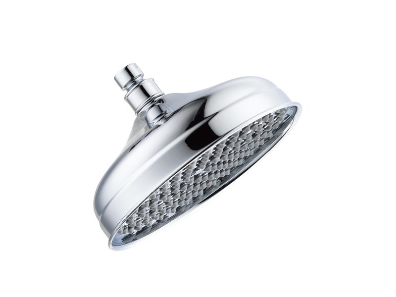 Chrome 8quot Curtain Edge Fixed Overhead Round Shower Head