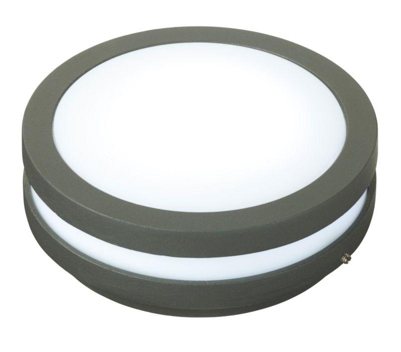 B&Q Waikiki Outdoor Wall Light in Dark Grey