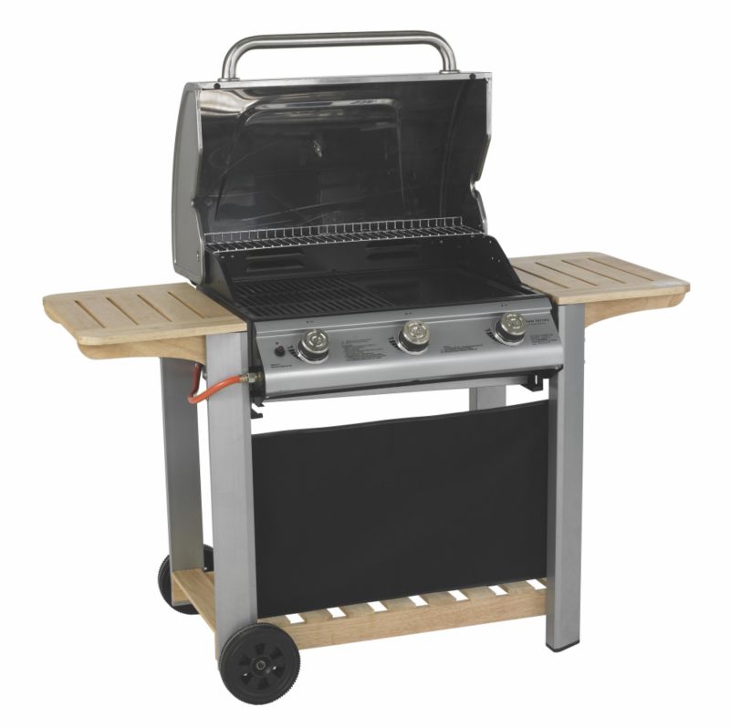 BandQ New Jersey 3 Burner Gas Barbecue