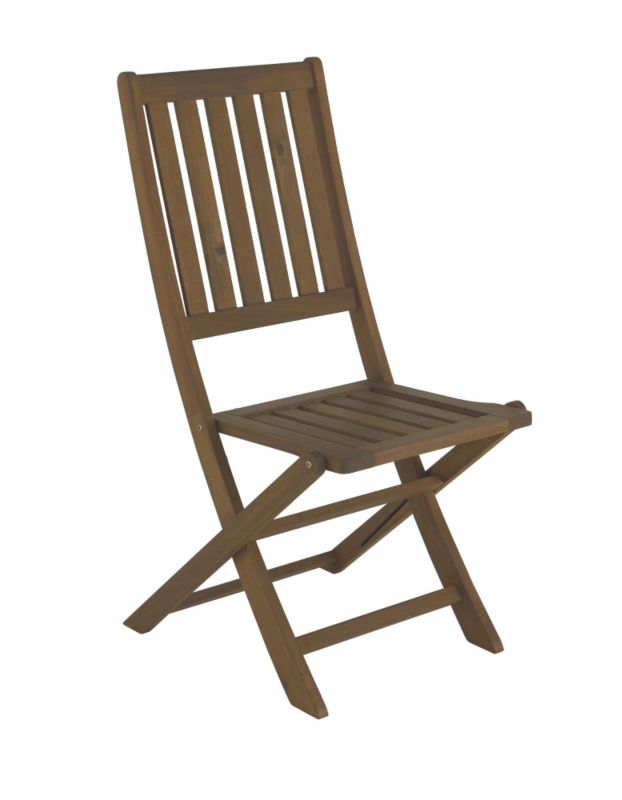 BandQ Chichester Folding Chair Pack of 2