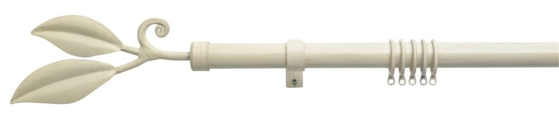 Colours by BandQ Leaves Curtain Pole Set Ivory