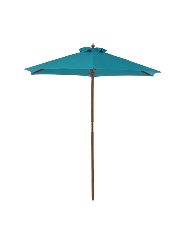 BandQ Colours 2m Round Parasol Fun Blue