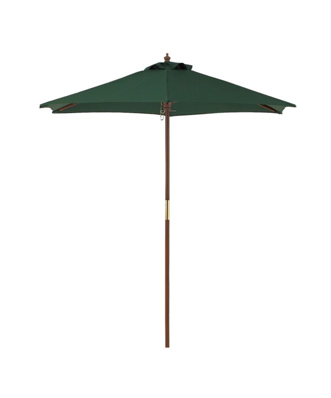 BandQ Colours 2m Round Parasol Green