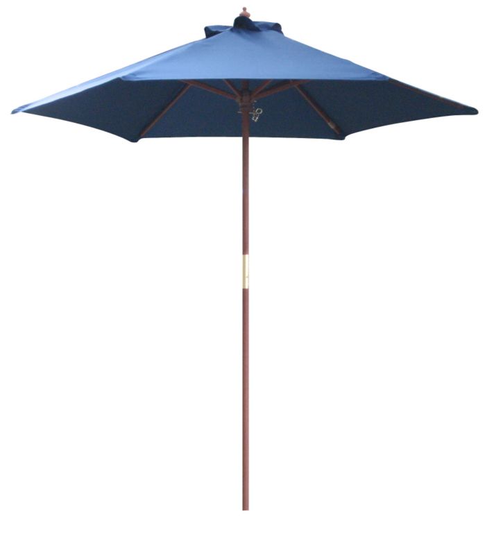 BandQ Colours 2m Round Parasol Blue