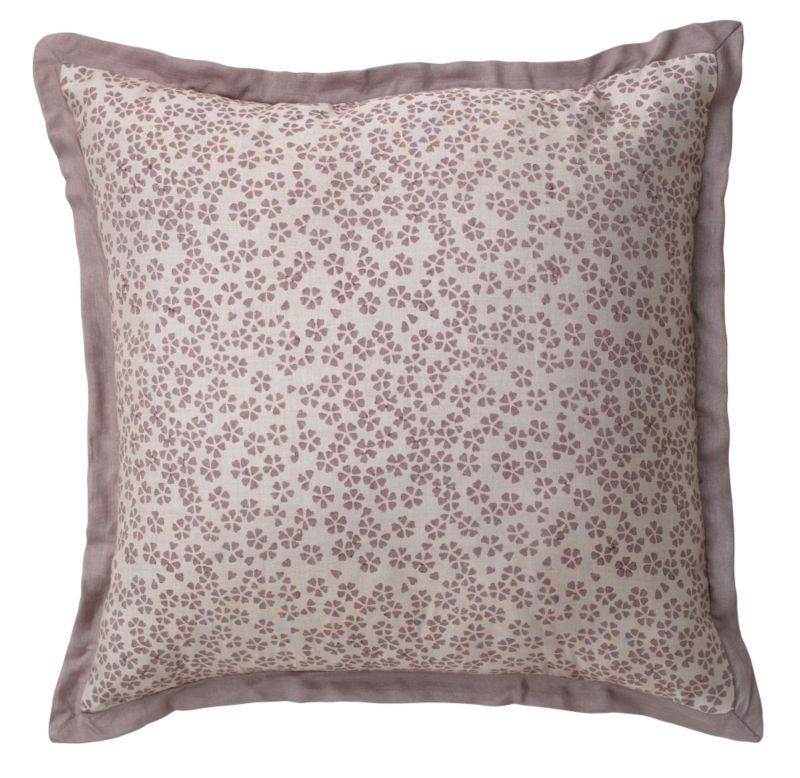 Colours By Bandq Mille Fleur Ditsy Floral Cushion Dove (w)40x(l)40cm