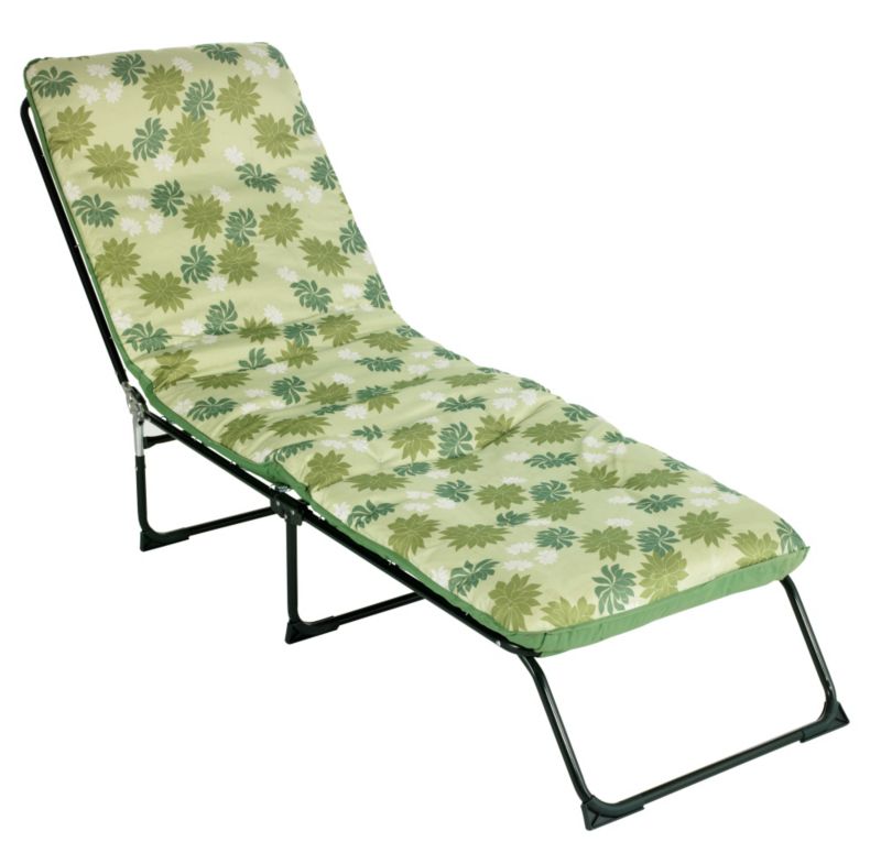 BandQ Sicily Sunlounger With Cushion