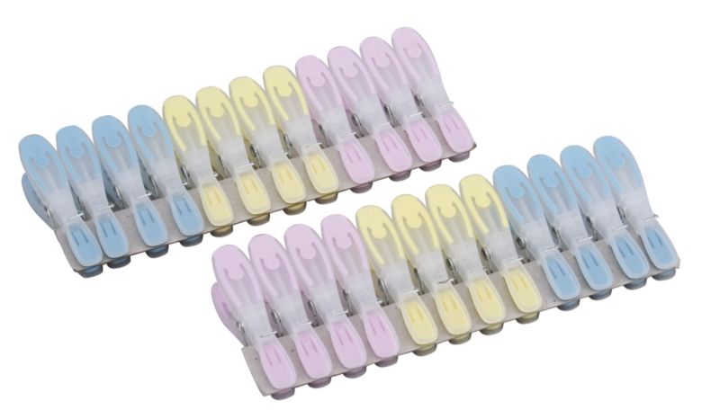 BandQ 48 Gentle Grip Pegs
