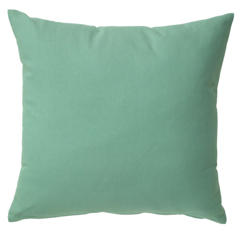 Colours by B&Q Cotton Drill Cushion Teal (W)47x(L)47cm