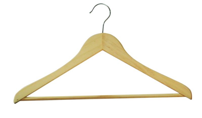 6 Pack Natural Pine Clothes Hangers