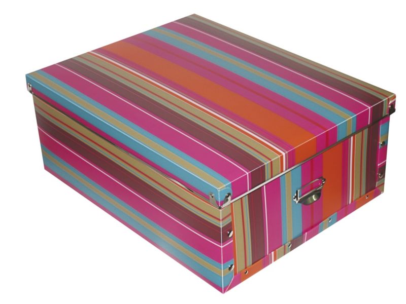 Large Stripes Box