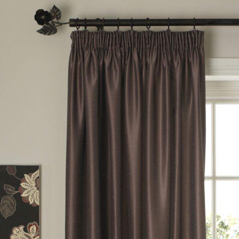 Colours by BandQ Shoana Pleated Curtains Dove