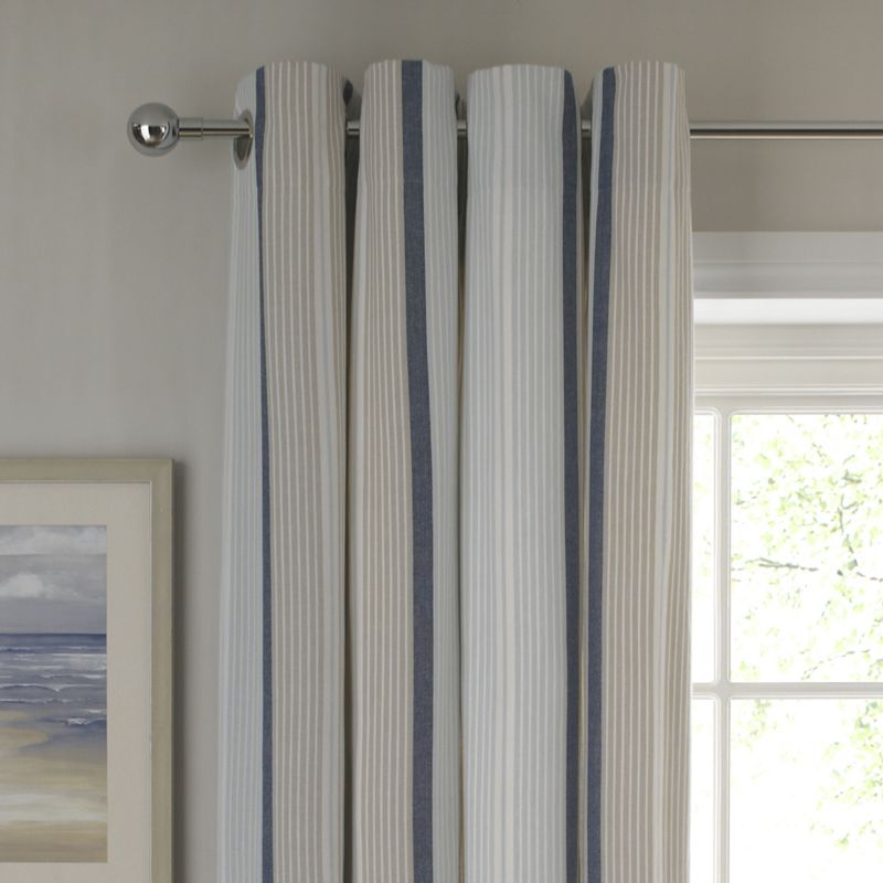 Colours by BandQ Seabreeze Eyelet Curtains Blue