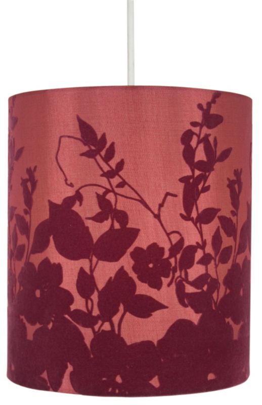 Bethany Flocked Floral Shade