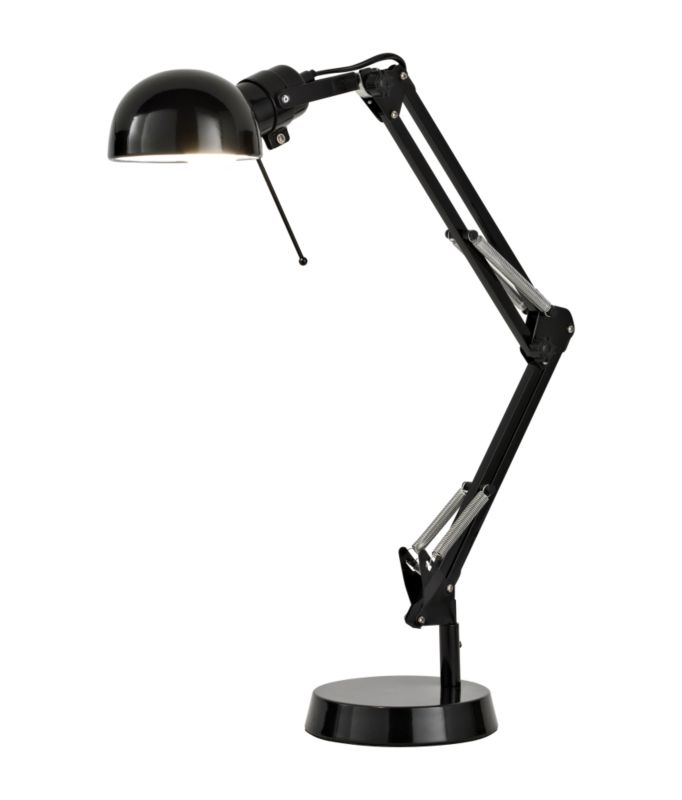 Colours Tutti Black Desk Lamp