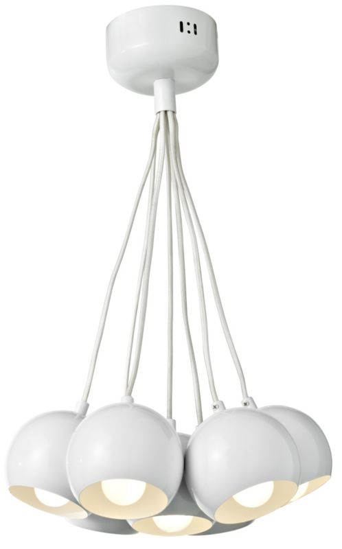 Clusta 7 Light Ceiling Light White BB2342-7L