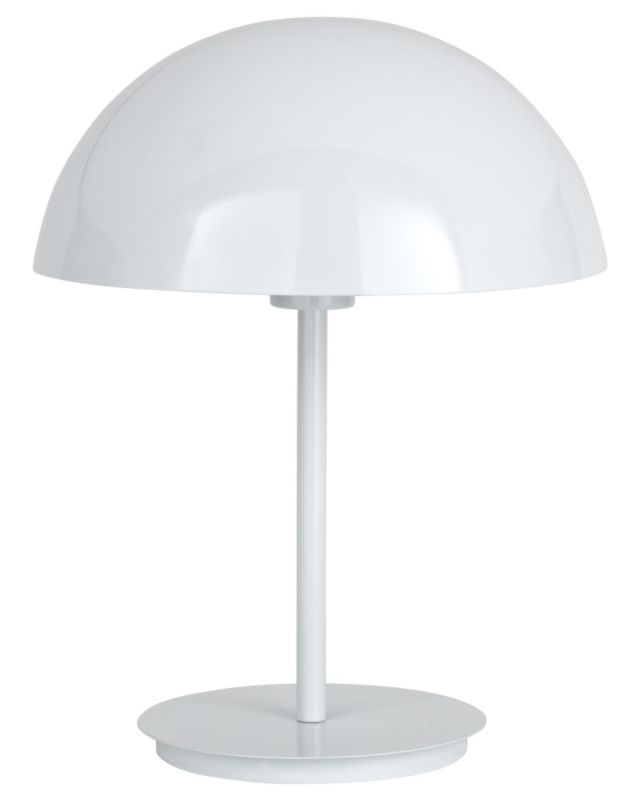 Cupola Metal Table Lamp White BB2350-WHT