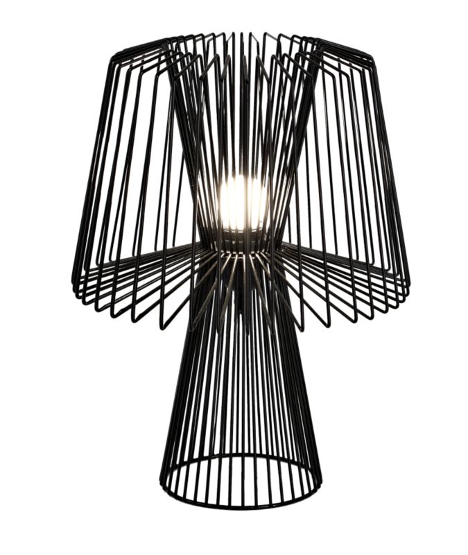 Spoke Wire Table Lamp Black BB2531