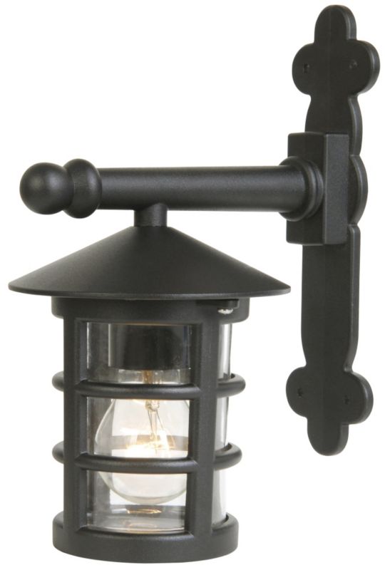 Black Wall Lantern