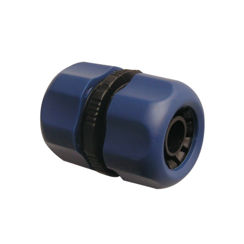 Bandq Value Hose Repair Connector Blue/black 0.5in