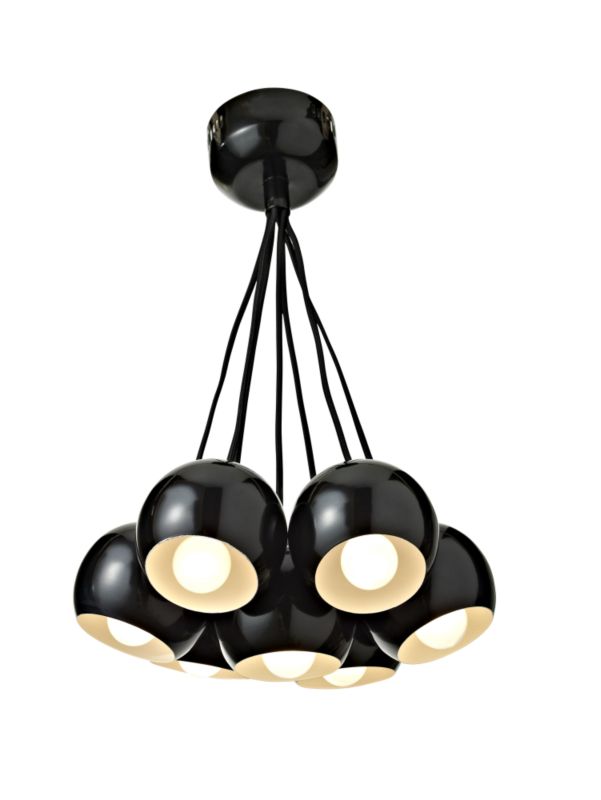 Clusta 7 Light Ceiling Light Black BB2342-7LB