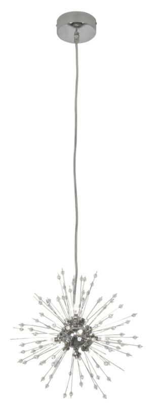 Callia With Beads Chrome Effect Ceiling Fitting