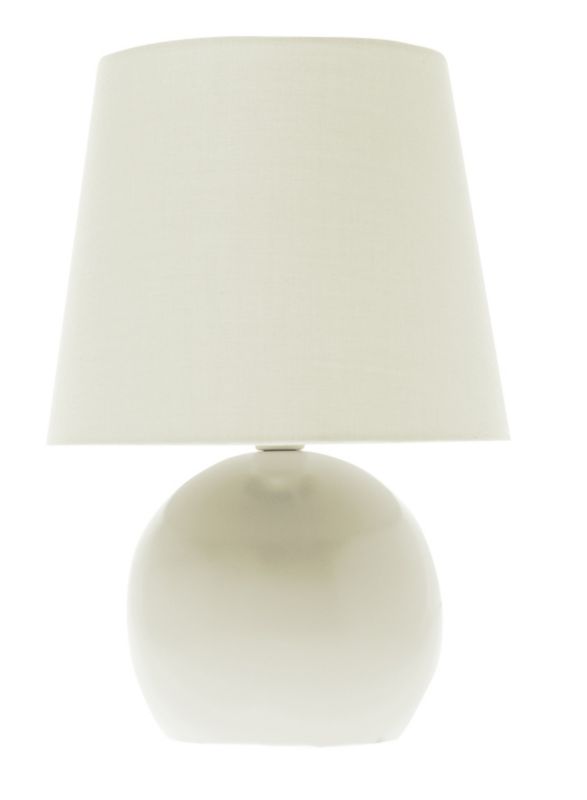 Ava Touch Dimmable Cream Table Lamp