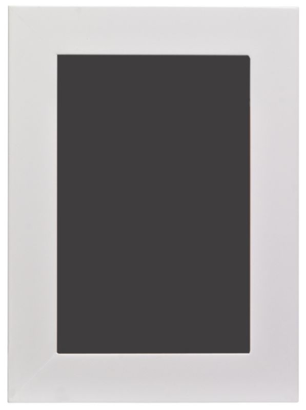 Wooden Photo Frame With Wire Stand White 5" x 7"