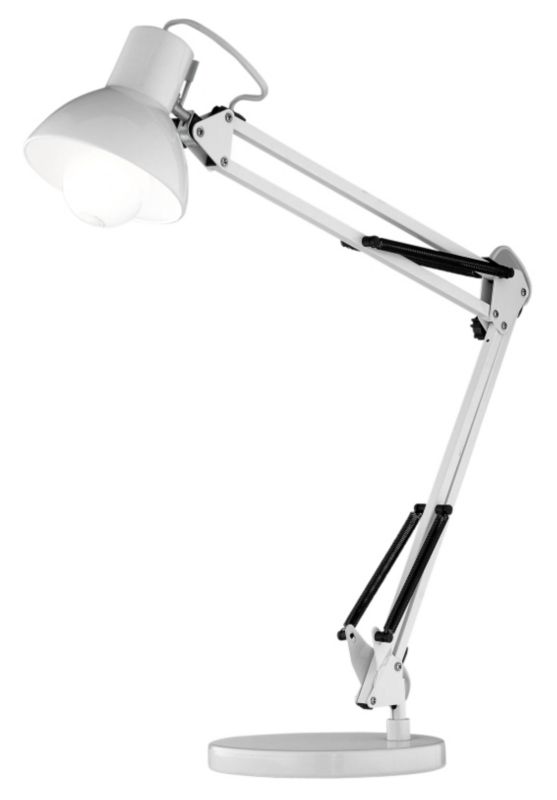 Lights by BandQ Oscar Desk Lamp White