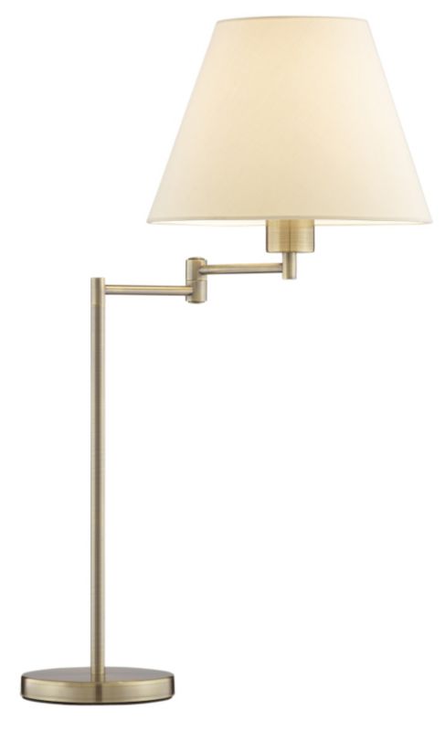 Lights by B&Q Leamington Swing Arm Table Light