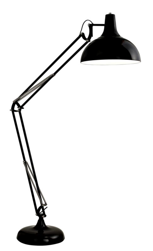 Lights Collection Tecton Floor Lamp Black FO608Blk