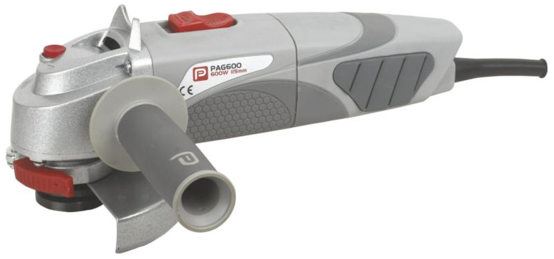 Performance Power 600W Angle Grinder GreyRed 115mm