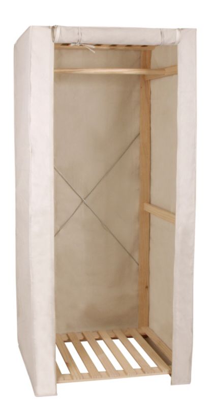 BandQ Single Wardrobe Cover Natural 501553