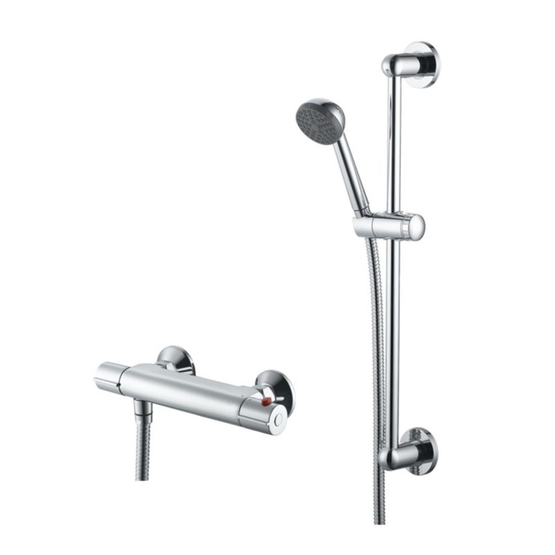 Chrome Bar Mixer Shower