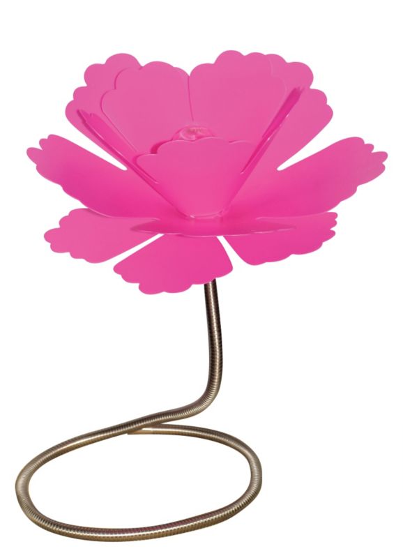 Lights by B&Q Paloma Plastic Table Lamp Fuchsia