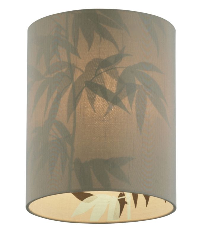 Lights by BandQ Bamboo Print Shade BrownLatteDuck Egg