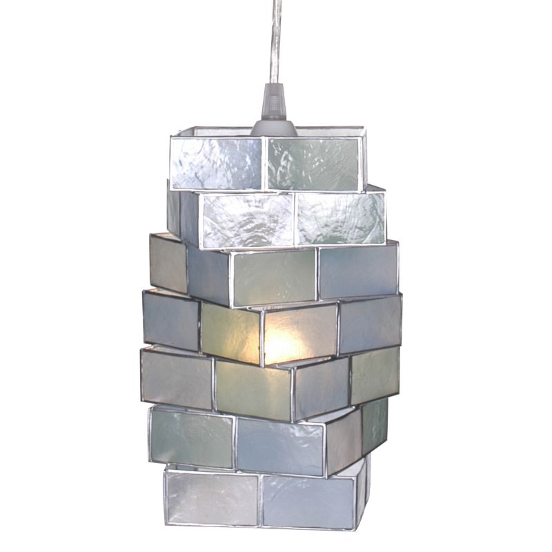Twist Capiz Cylinder Shade
