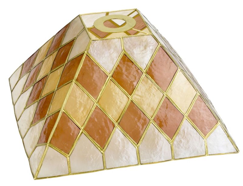 Retro Capiz Cone Shade