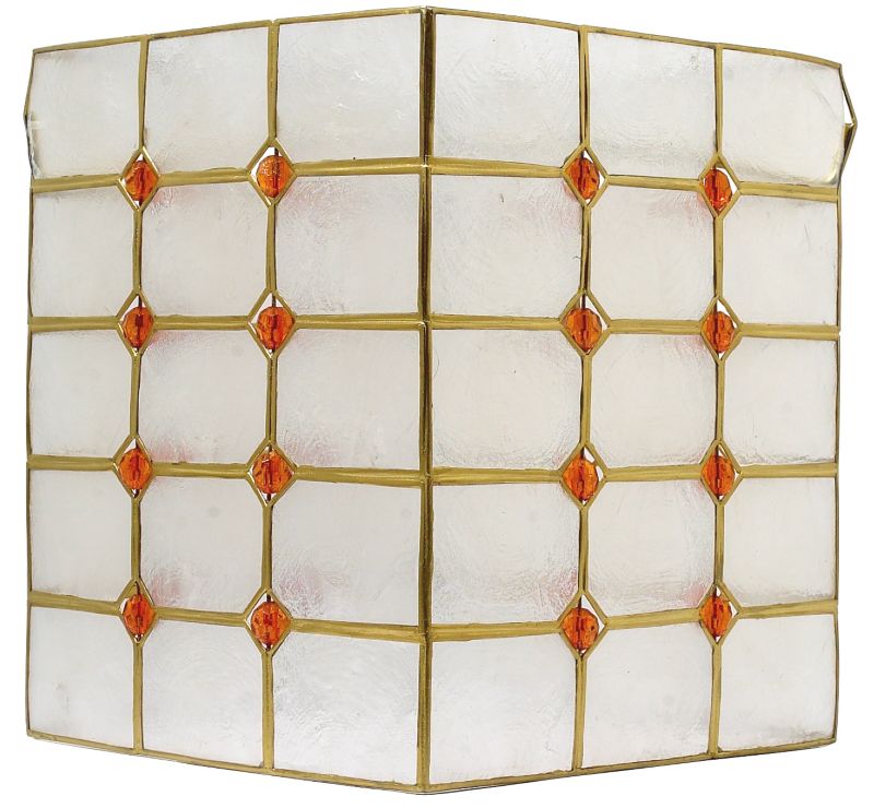 Jewel Capiz Square Shade