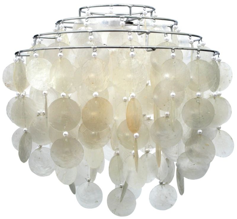 Mindoro 4 Tier Capiz With Beads Shade