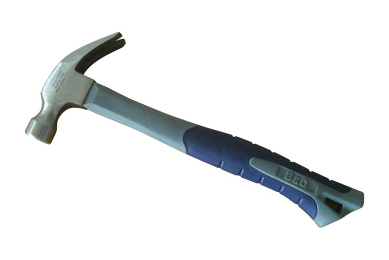 BampQ 16Oz Claw Hammer Fibreglass Handle