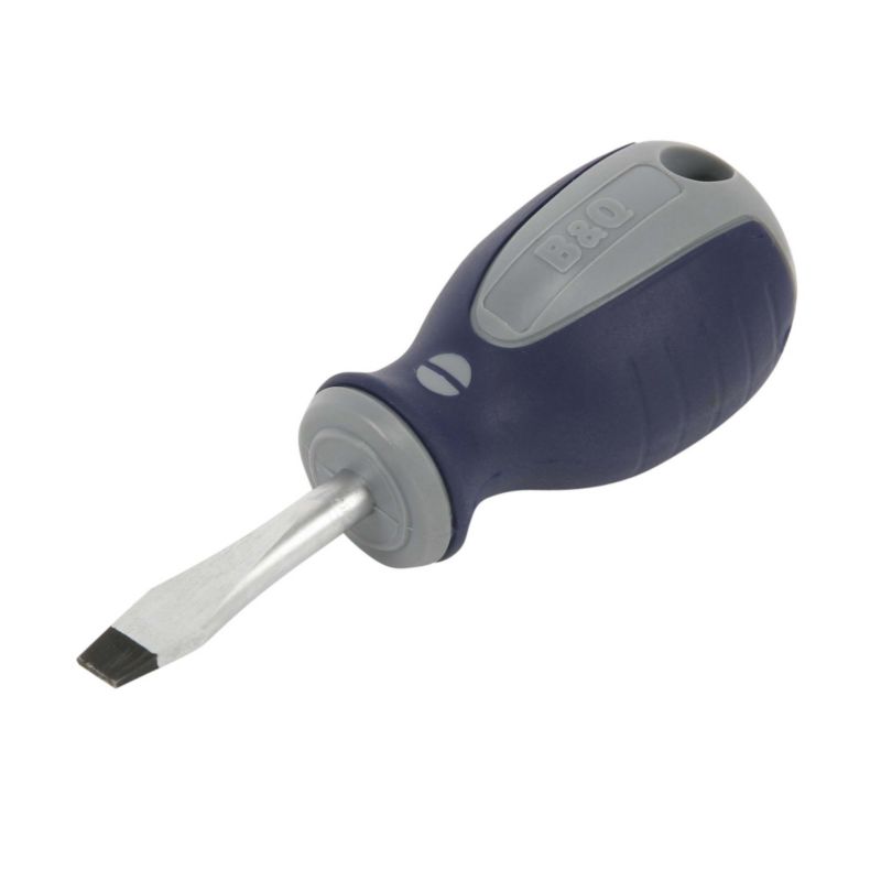 B&Q Slotted Screwdriver 6x38mm