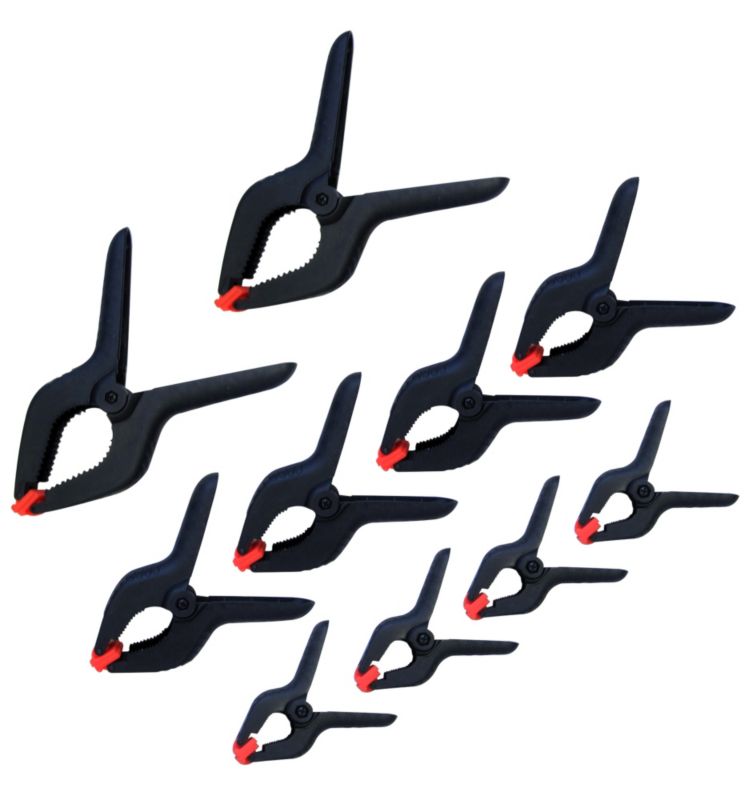 BandQ Value 10 Piece Spring Clamp Set