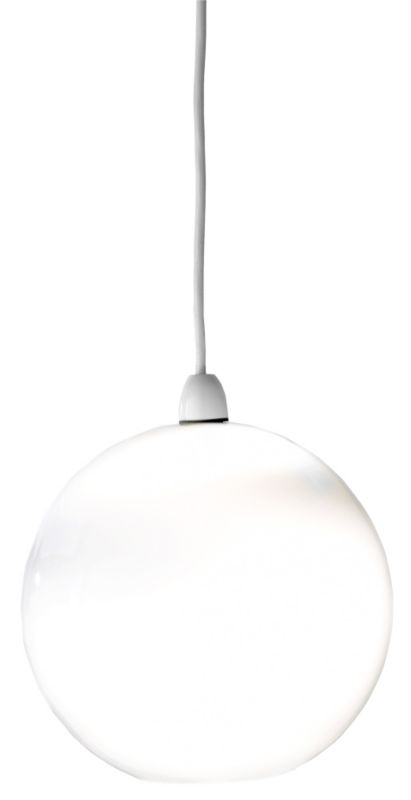 Lights by B&Q Que Single Glass Pendant