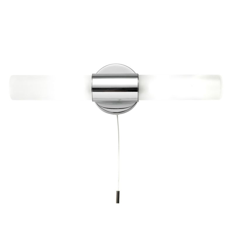 Lights by BandQ Float 2 Light Wall Light Chrome