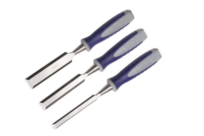 BandQ 3 Piece Wood Chisel Set