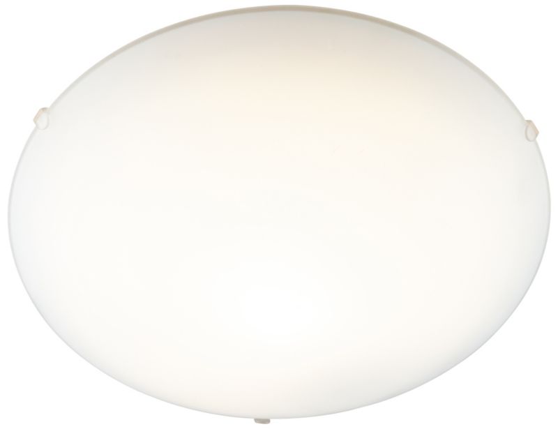 Hudson Frosted Glass Flush Ceiling Light